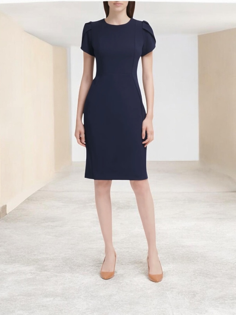 Calvin Klein Tulip Sleeve Sheath Women’s Dress - Size: 6